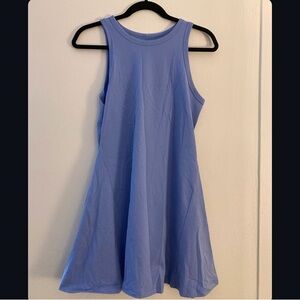 Blue Flowy Tank Dress